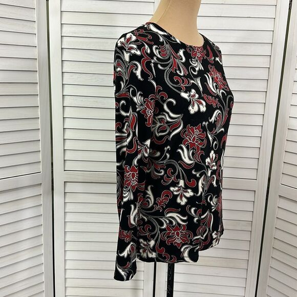 Chico's Touch of Cool™ Swirl Layering Tee Size 1 (8) NWOT - Picture 8 of 15